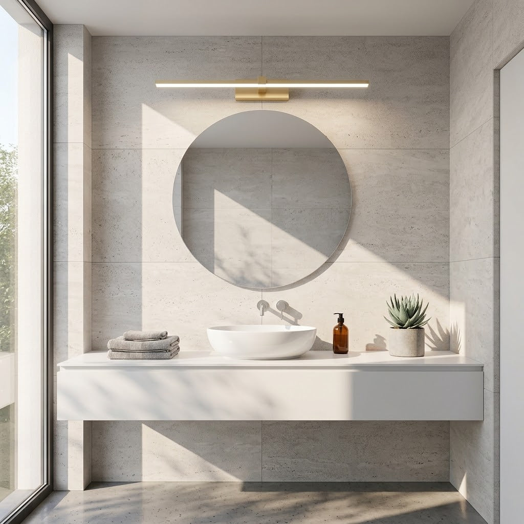 Applique murale miroir salle de bain ｜ Orvane
