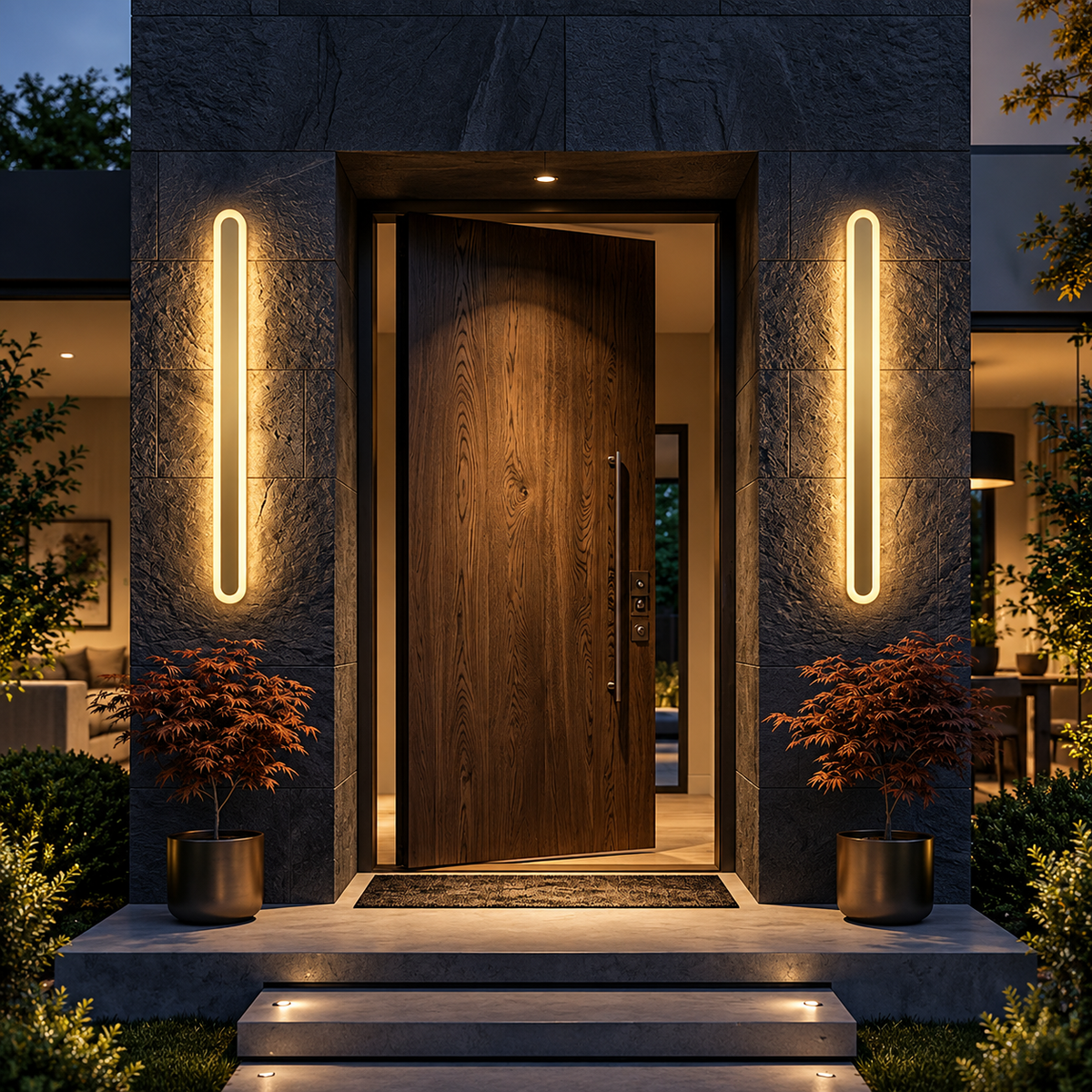 Applique murale extérieur LED moderne｜ Luma