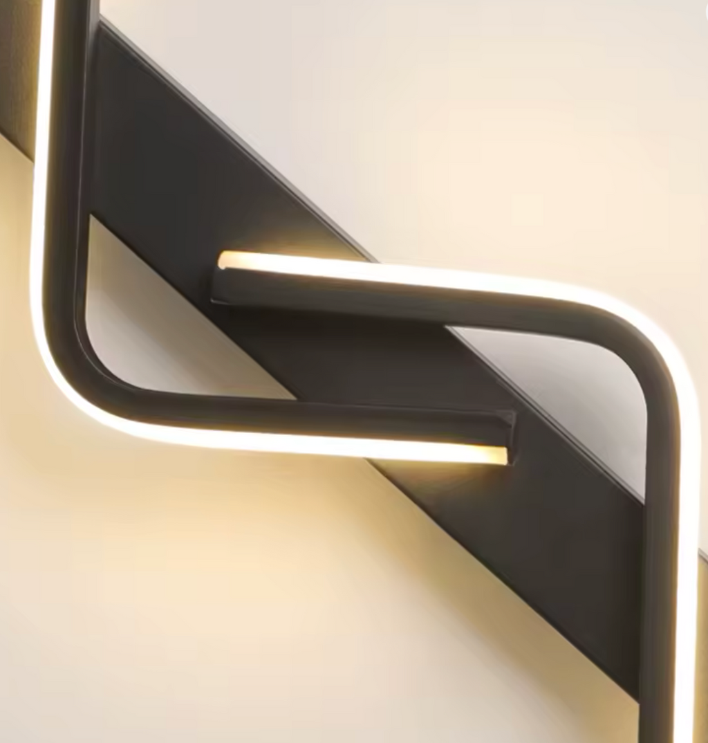 Applique murale LED design ondulée lumière indirecte ｜Auralis