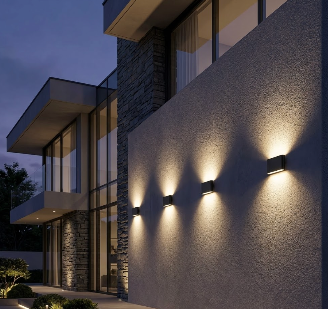 Applique murale extérieur moderne en aluminium ｜ Voxa