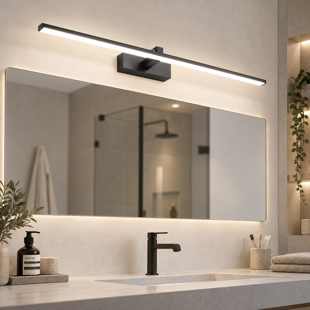 Applique murale miroir salle de bain ｜ Orvane