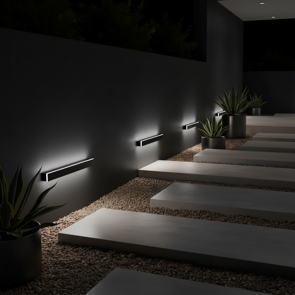 Applique murale extérieure LED minimaliste ｜ Linéa