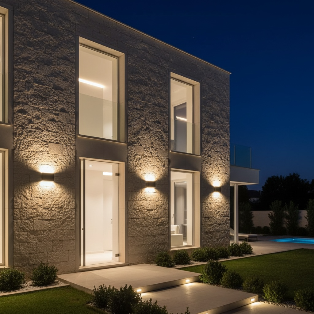 Applique murale extérieur moderne en aluminium ｜ Voxa