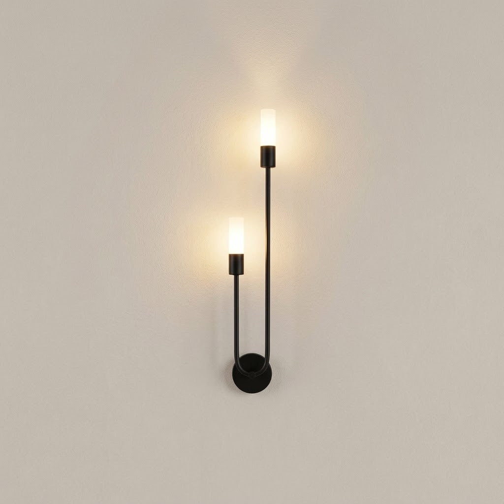 Applique murale design double tige LED ｜ Duoréa