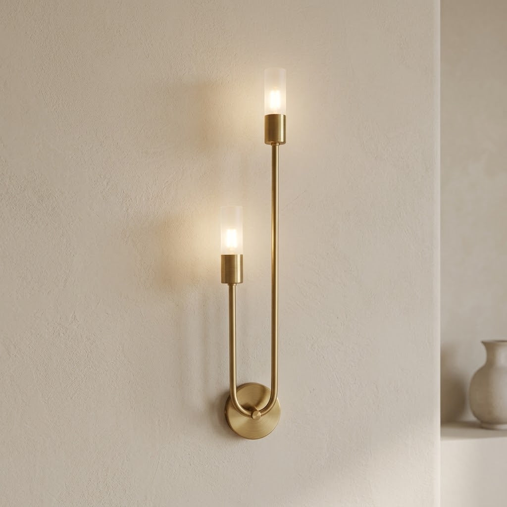 Applique murale design double tige LED ｜ Duoréa