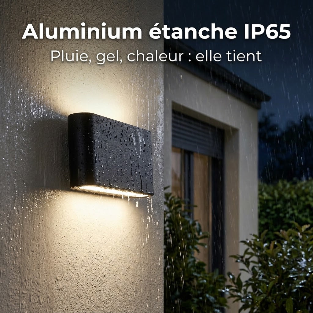 Applique murale extérieur moderne en aluminium ｜ Voxa