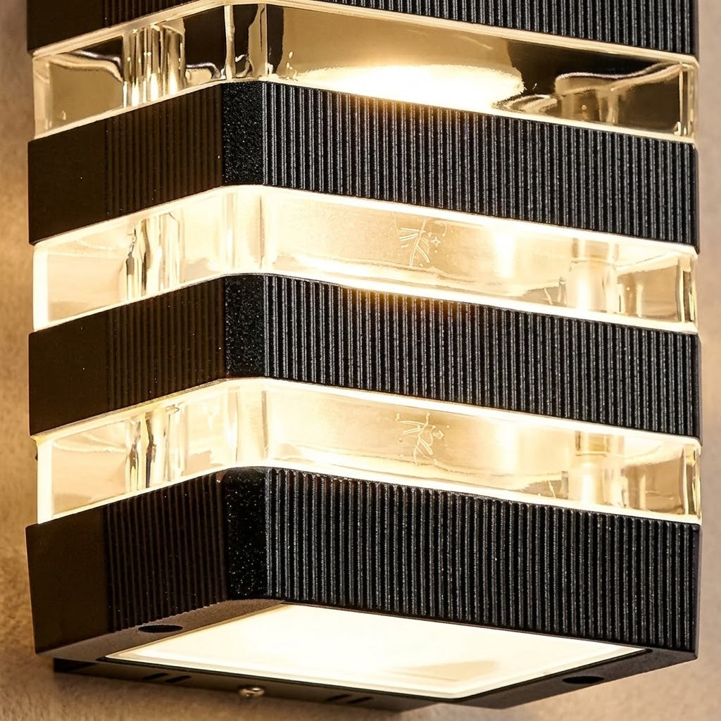 Applique murale extérieur double éclairage LED ｜ Ovo