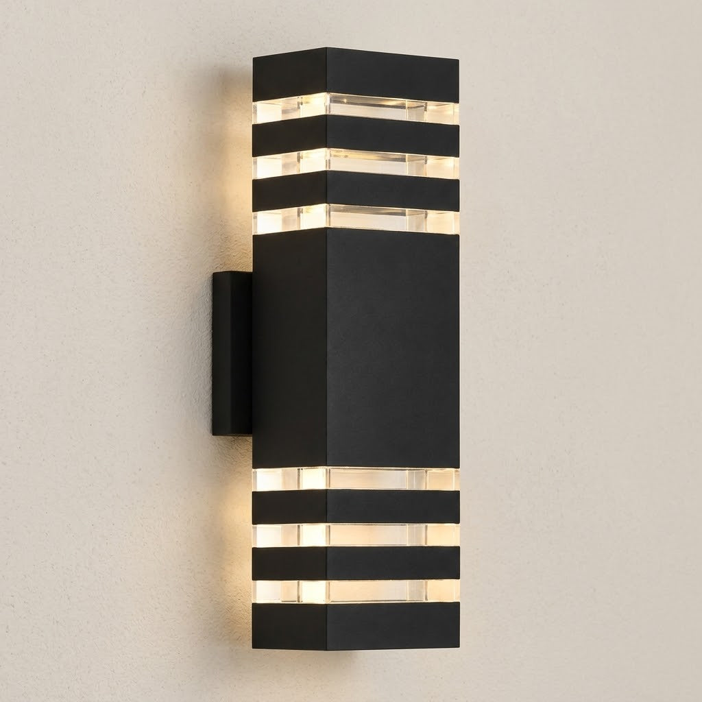 Applique murale extérieur double éclairage LED ｜ Ovo