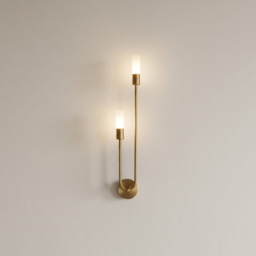 Applique murale design double tige LED ｜ Duoréa