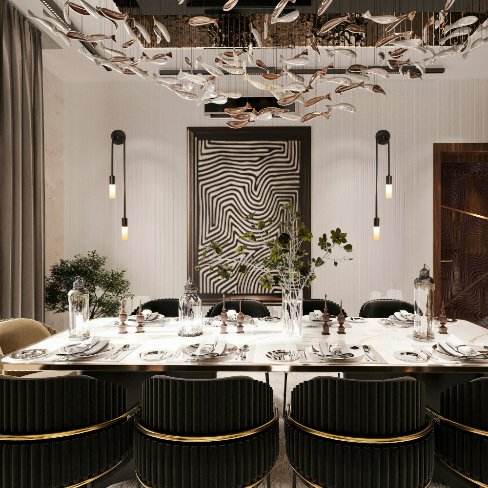 Applique murale design double tige LED ｜ Duoréa