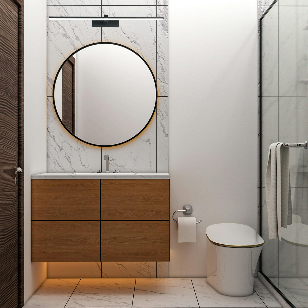 Applique murale miroir salle de bain ｜ Orvane