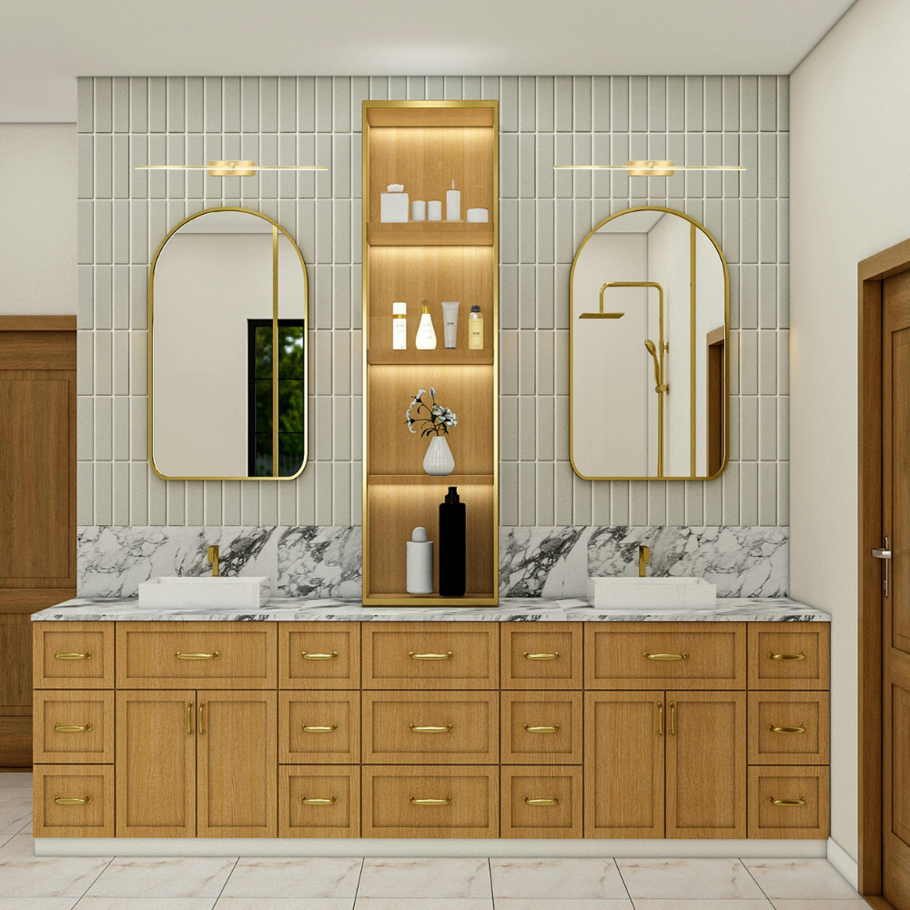 Applique murale miroir salle de bain ｜ Orvane