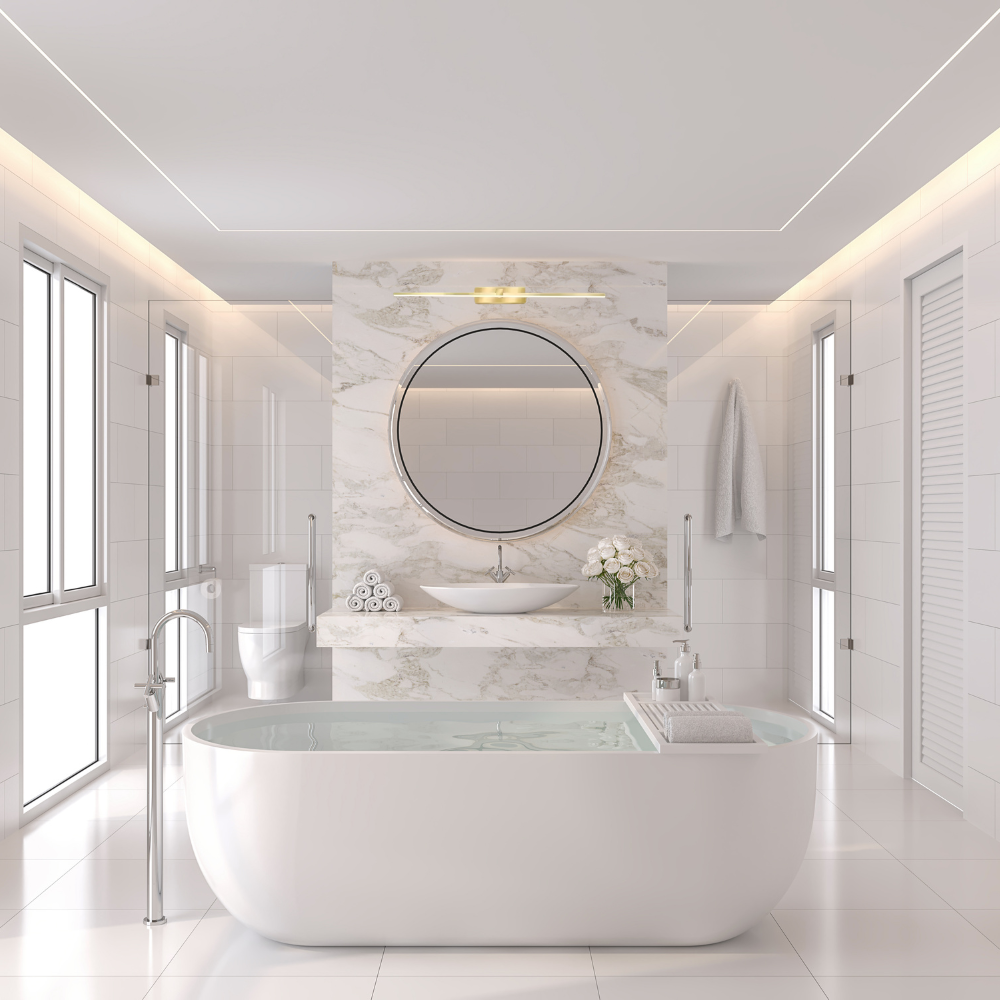Applique murale miroir salle de bain ｜ Orvane