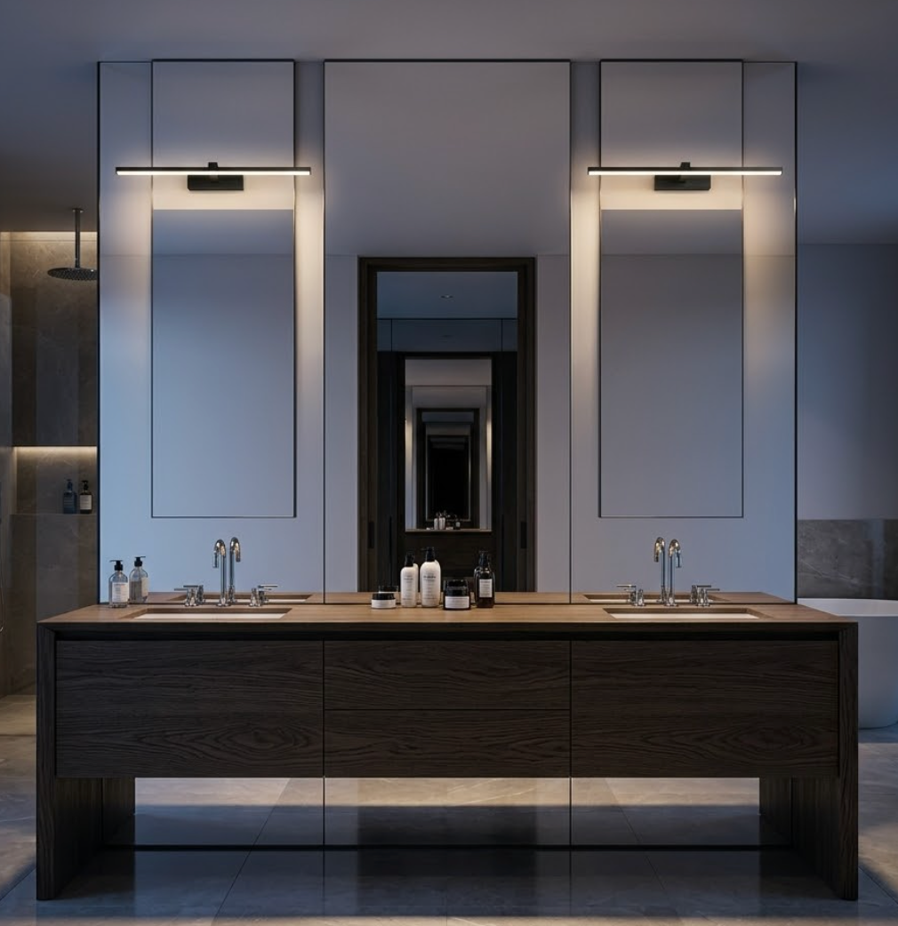 Applique murale miroir salle de bain ｜ Orvane