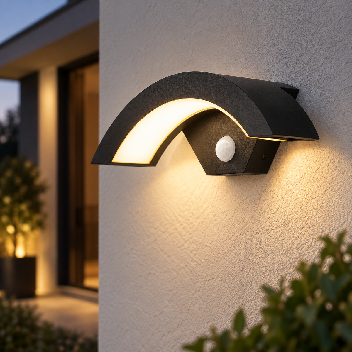 Applique murale extérieur avec détecteur de mouvement ｜ Strata